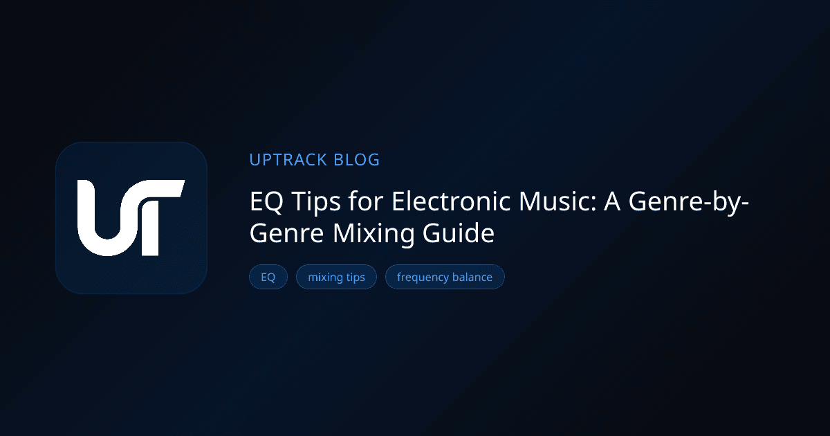 EQ Tips for Electronic Music: A Genre-by-Genre Mixing Guide